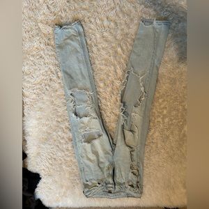 2 pairs of american eagle jeans
